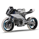Illustration for article titled This Yamaha Electric Motorcycle Concept Is Two Wheel Drive